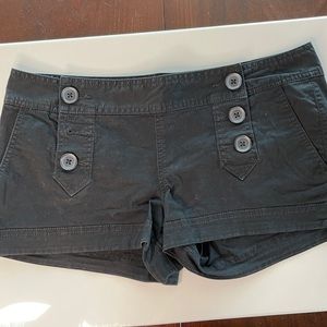 Express black sailor shorts